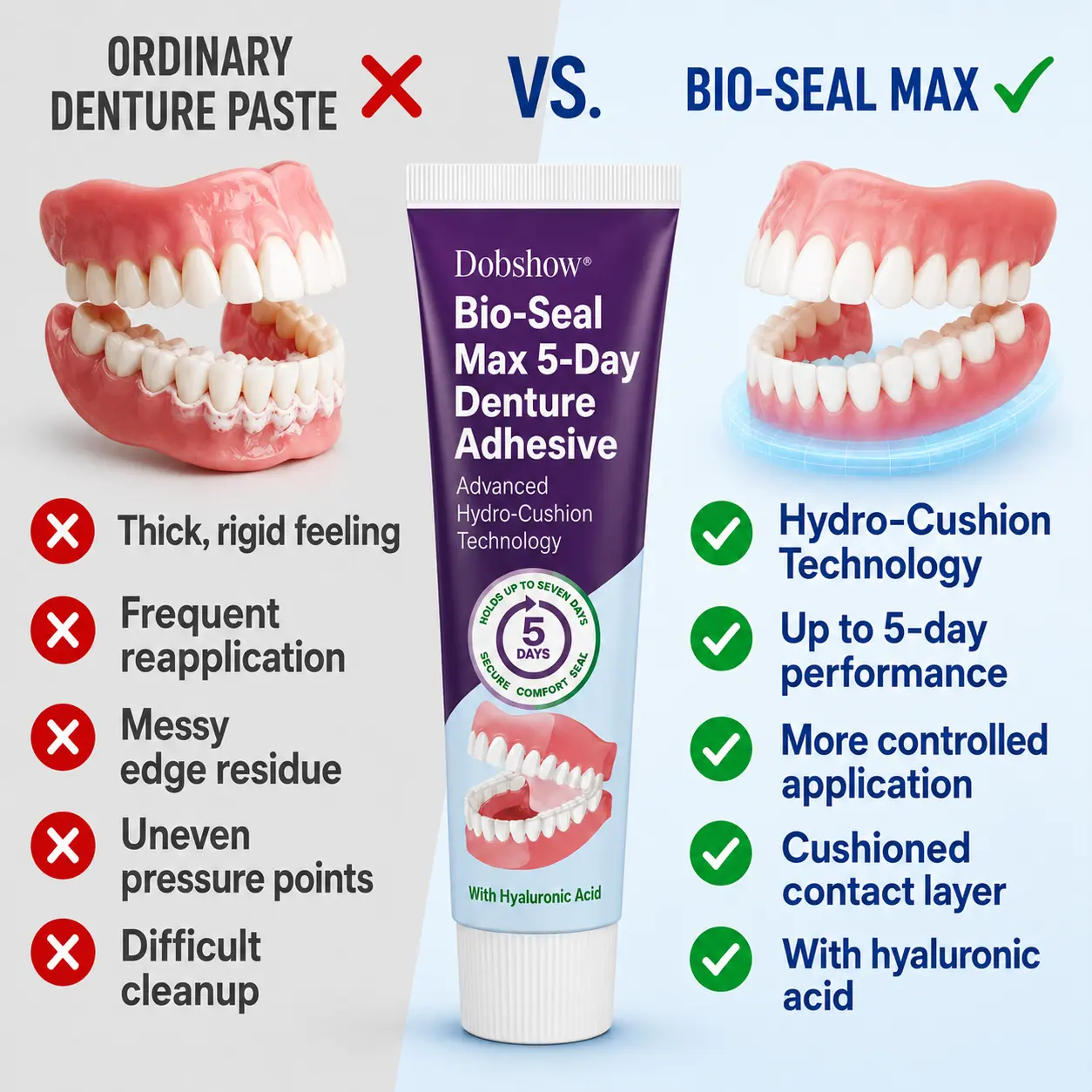 Bio-Seal Max 5-Day Denture Adhesive - Image 2