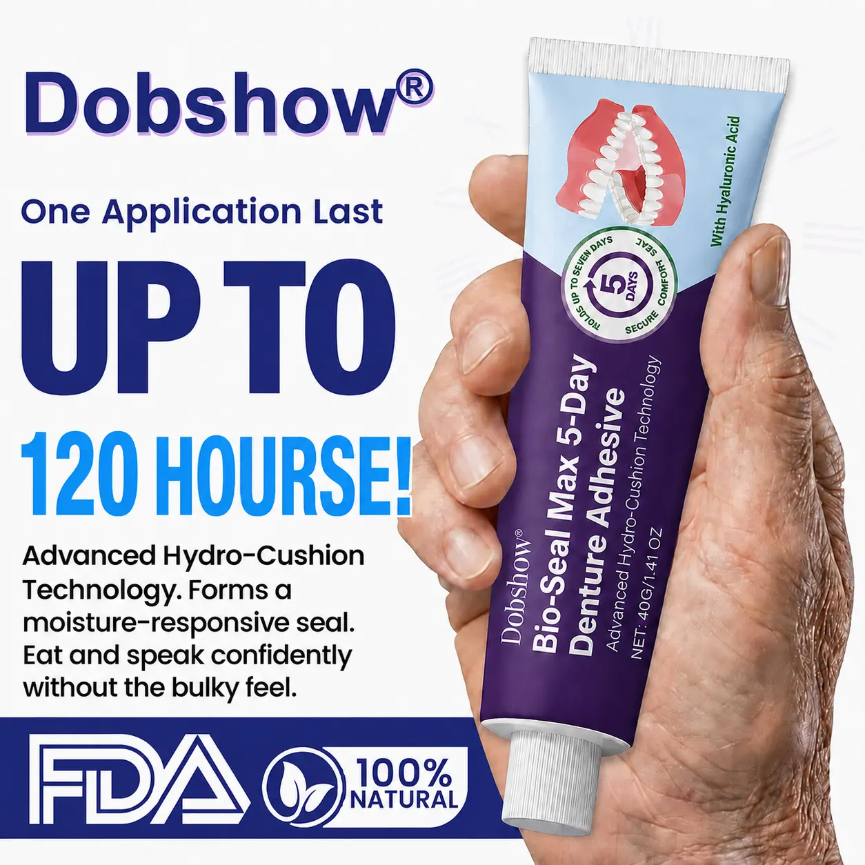 Bio-Seal Max 5-Day Denture Adhesive - Image 3