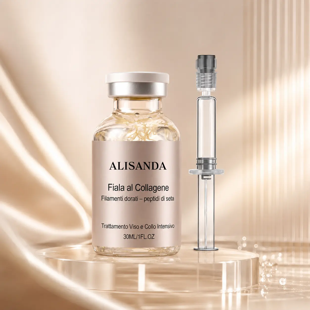 ALISANDA Collagen + Silk Peptide Face & Neck Serum