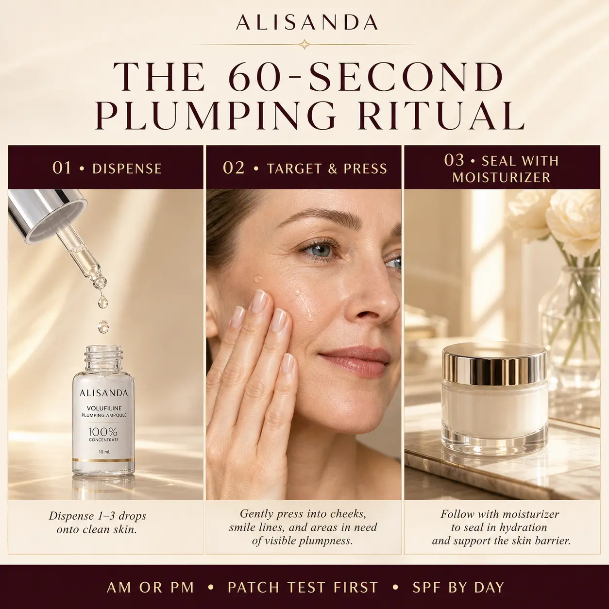 ALISANDA Volufiline Plumping Ampoule — 100% Concentrate - Image 5