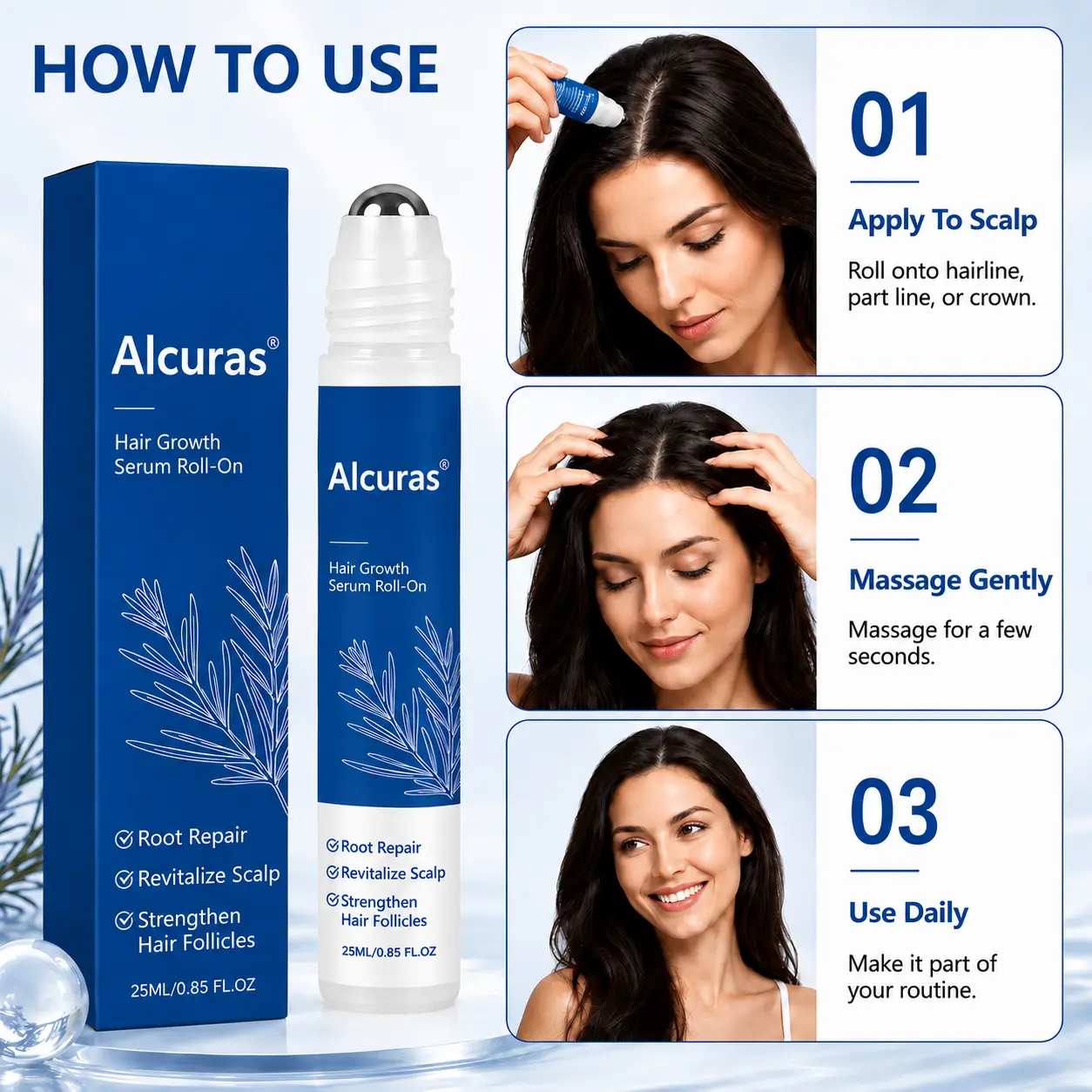 Hair Growth Serum Roll-On - Image 8