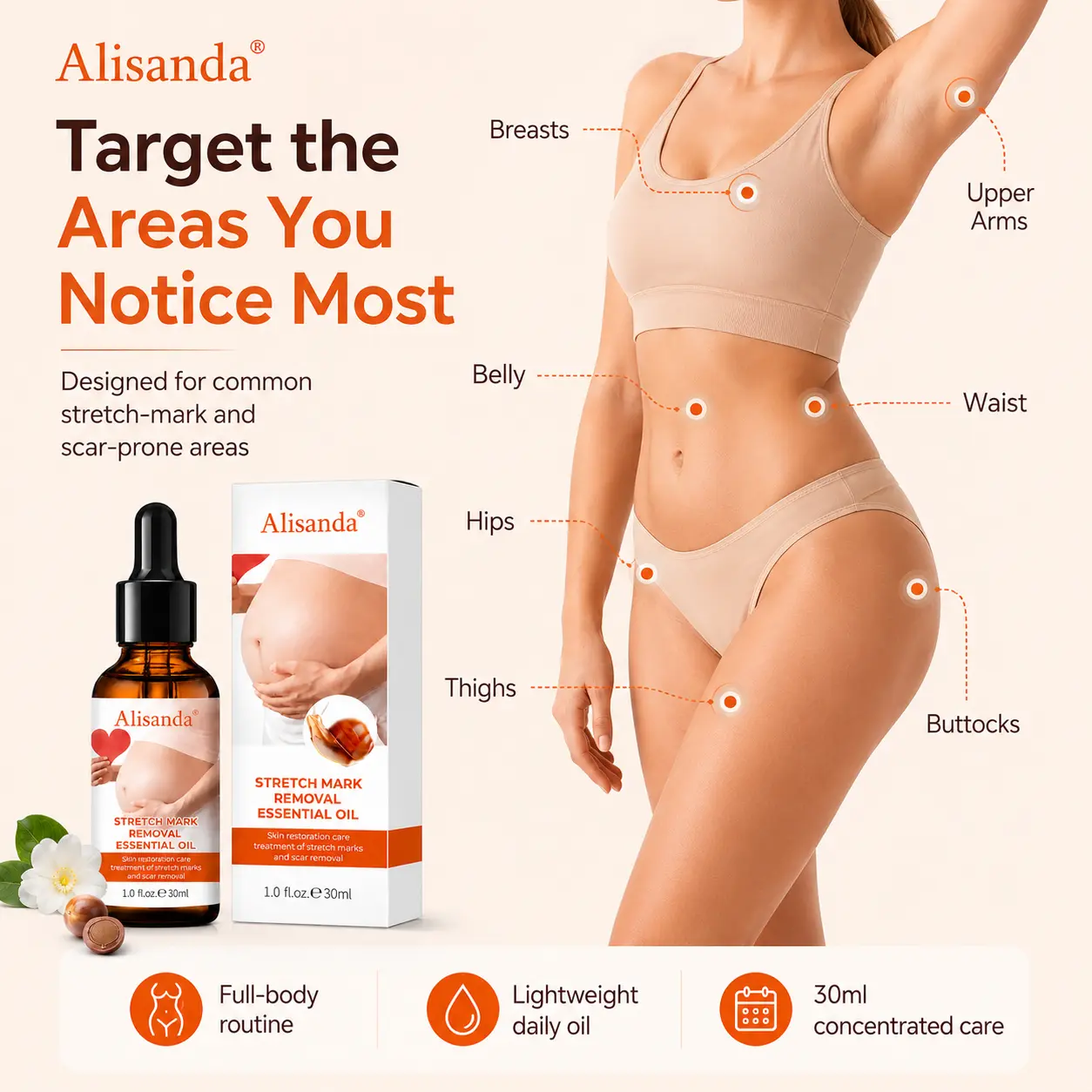 SilkStretch Natural Stretch Mark & Scar Oil - Image 7