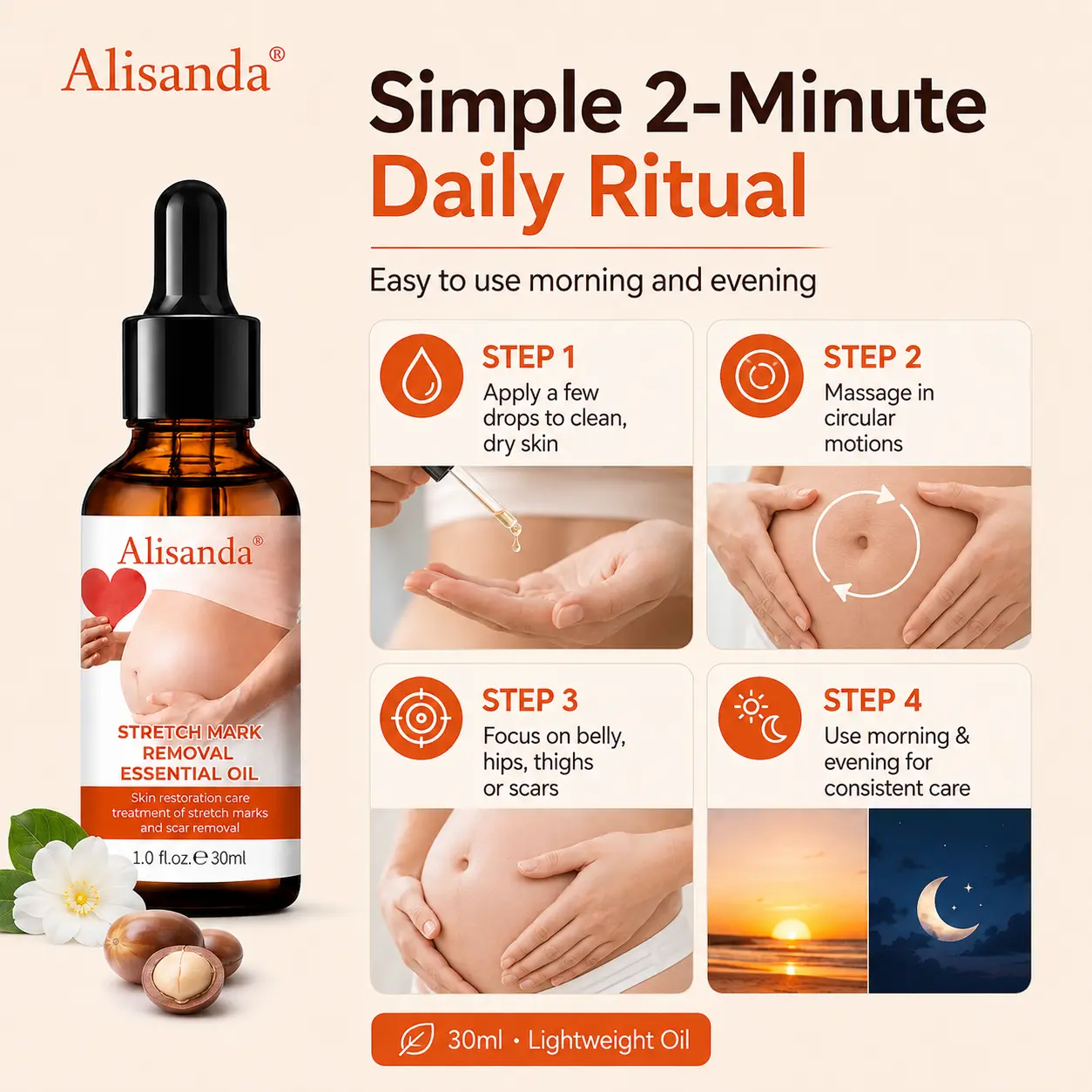 SilkStretch Natural Stretch Mark & Scar Oil - Image 8