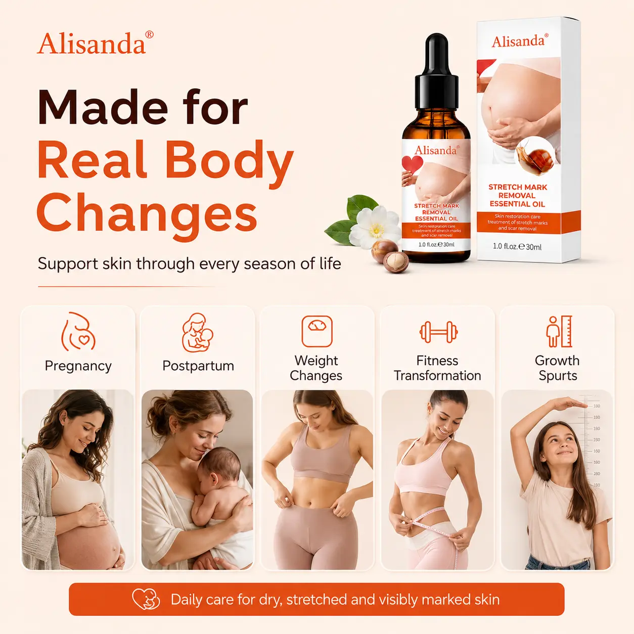 SilkStretch Natural Stretch Mark & Scar Oil - Image 9