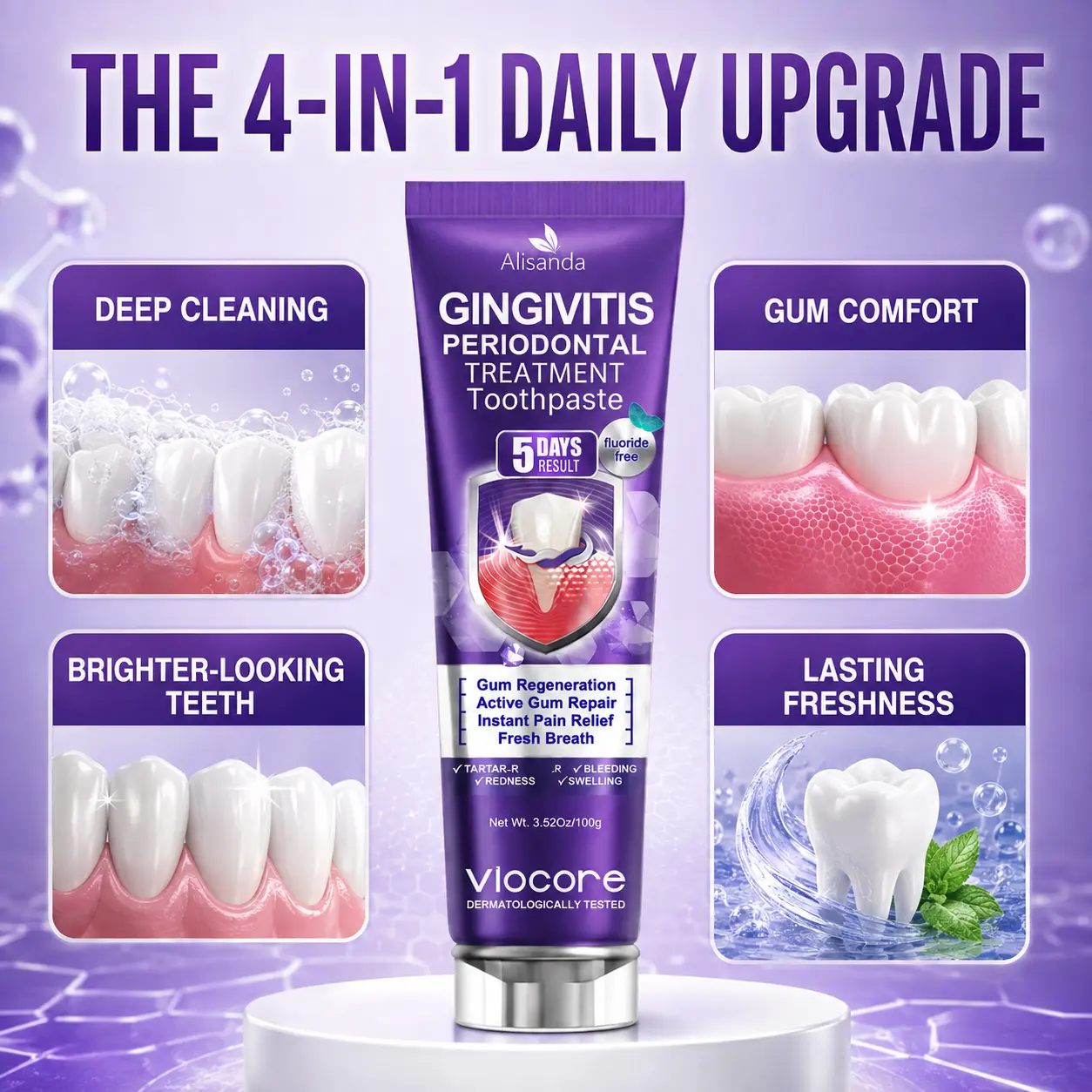 VioCore Bee-Derived Venom Gingivitis & Periodontitis Treatment Toothpaste - Image 3