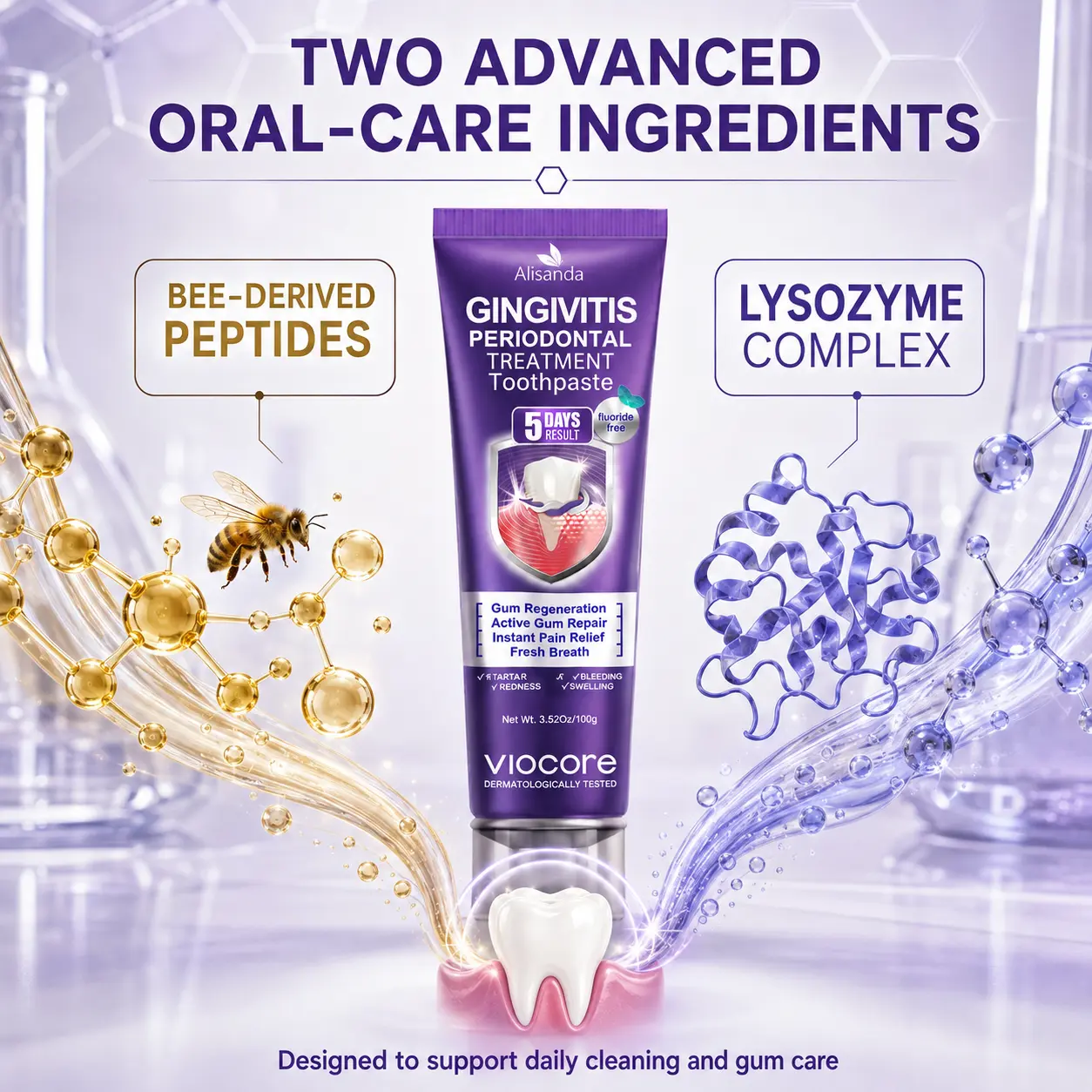VioCore Bee-Derived Venom Gingivitis & Periodontitis Treatment Toothpaste - Image 5