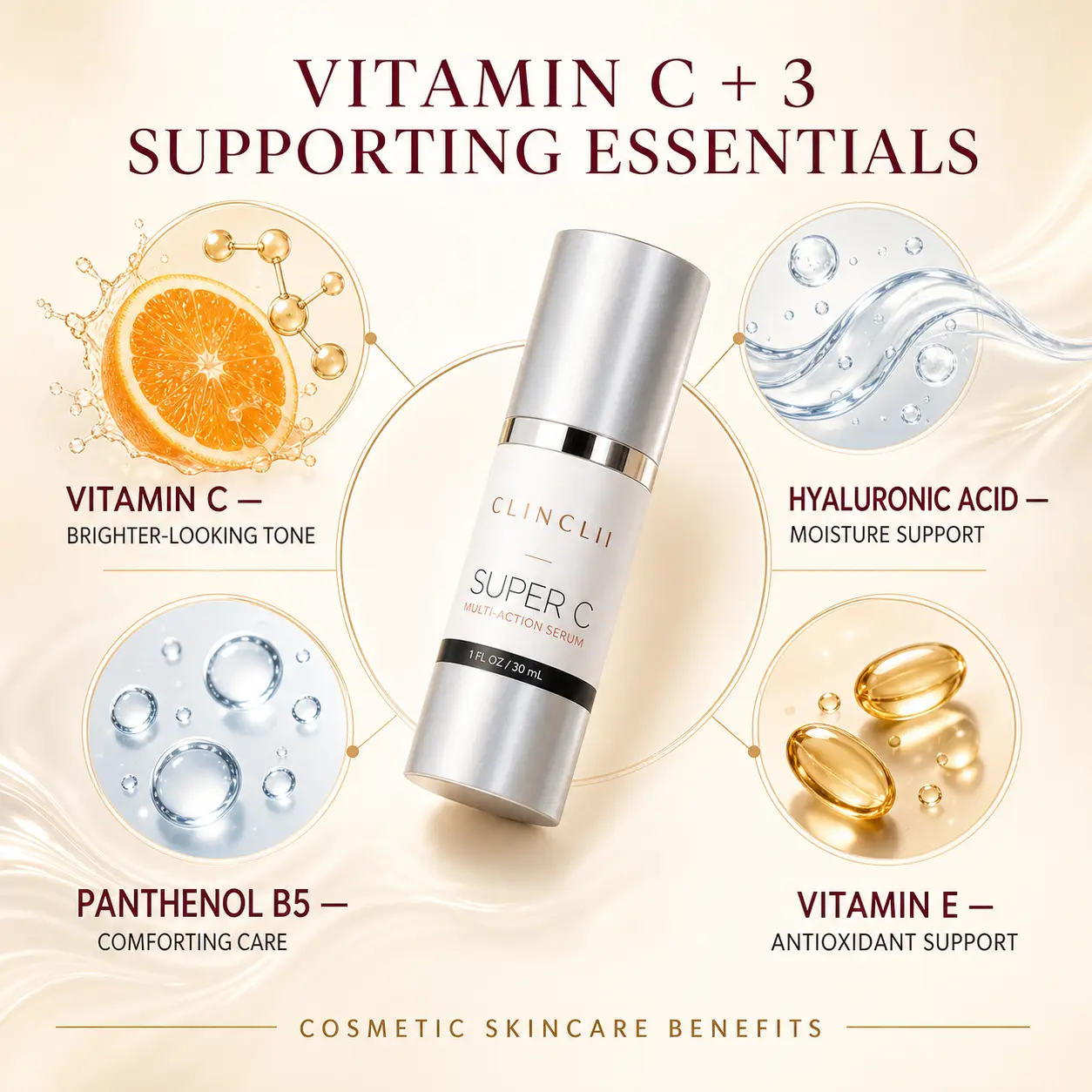 CLINCLII Super C Multi-Action Serum — 30 mL - Image 3