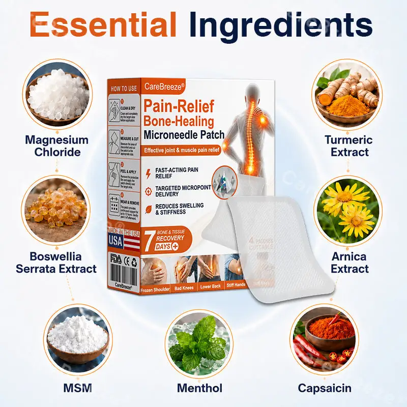 Pain-Relief Bone-Healing Microneedle Patch - Image 10