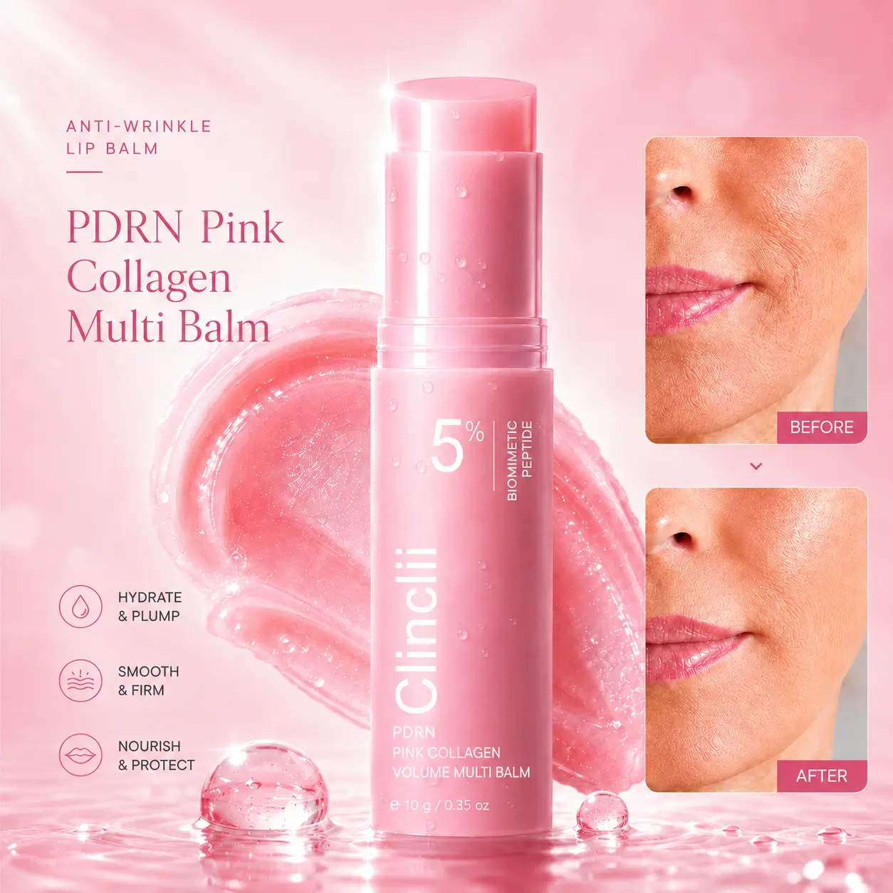Clinclii PDRN Pink Collagen Volume Multi Balm