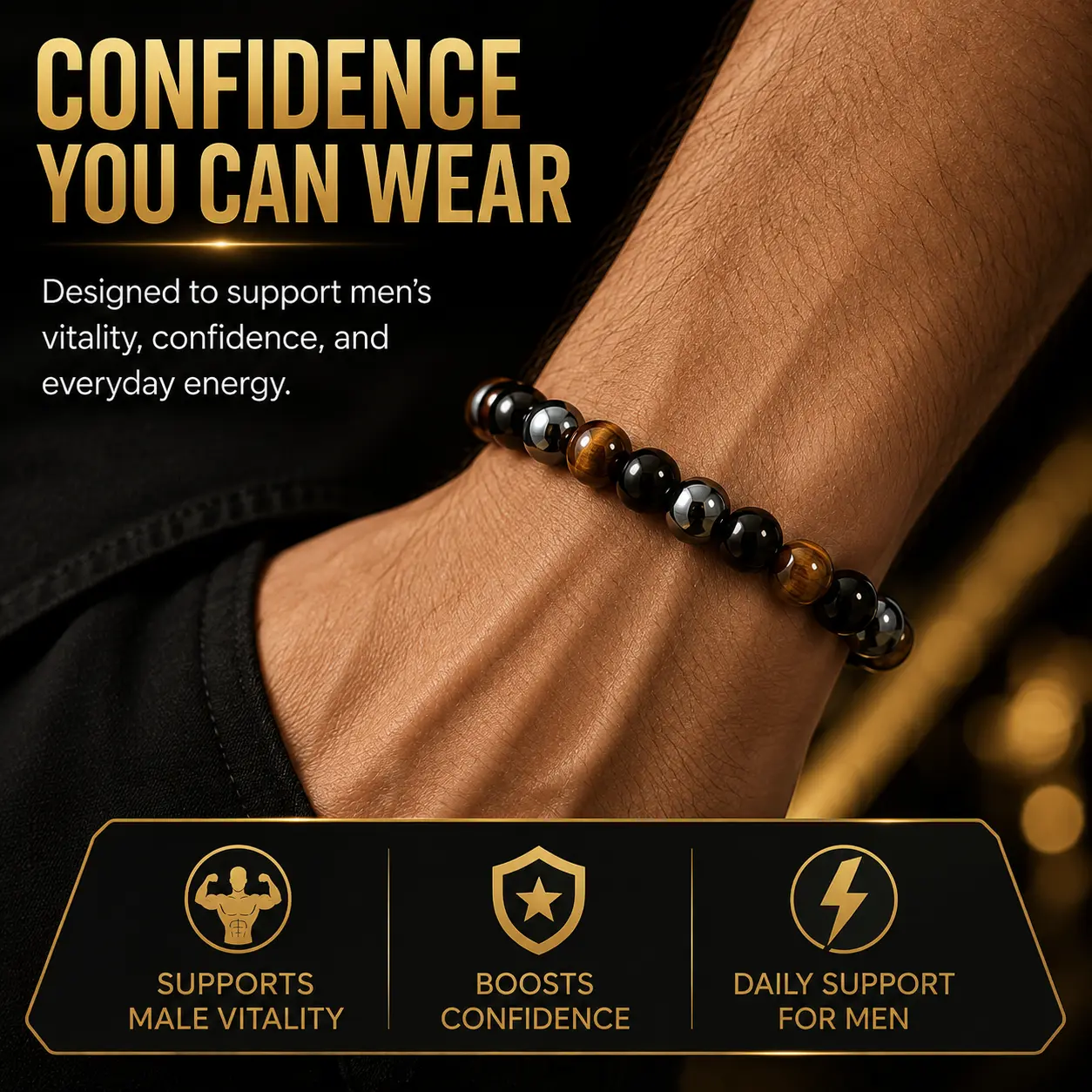 Men's Strength & Vitality Bracelet - Image 6