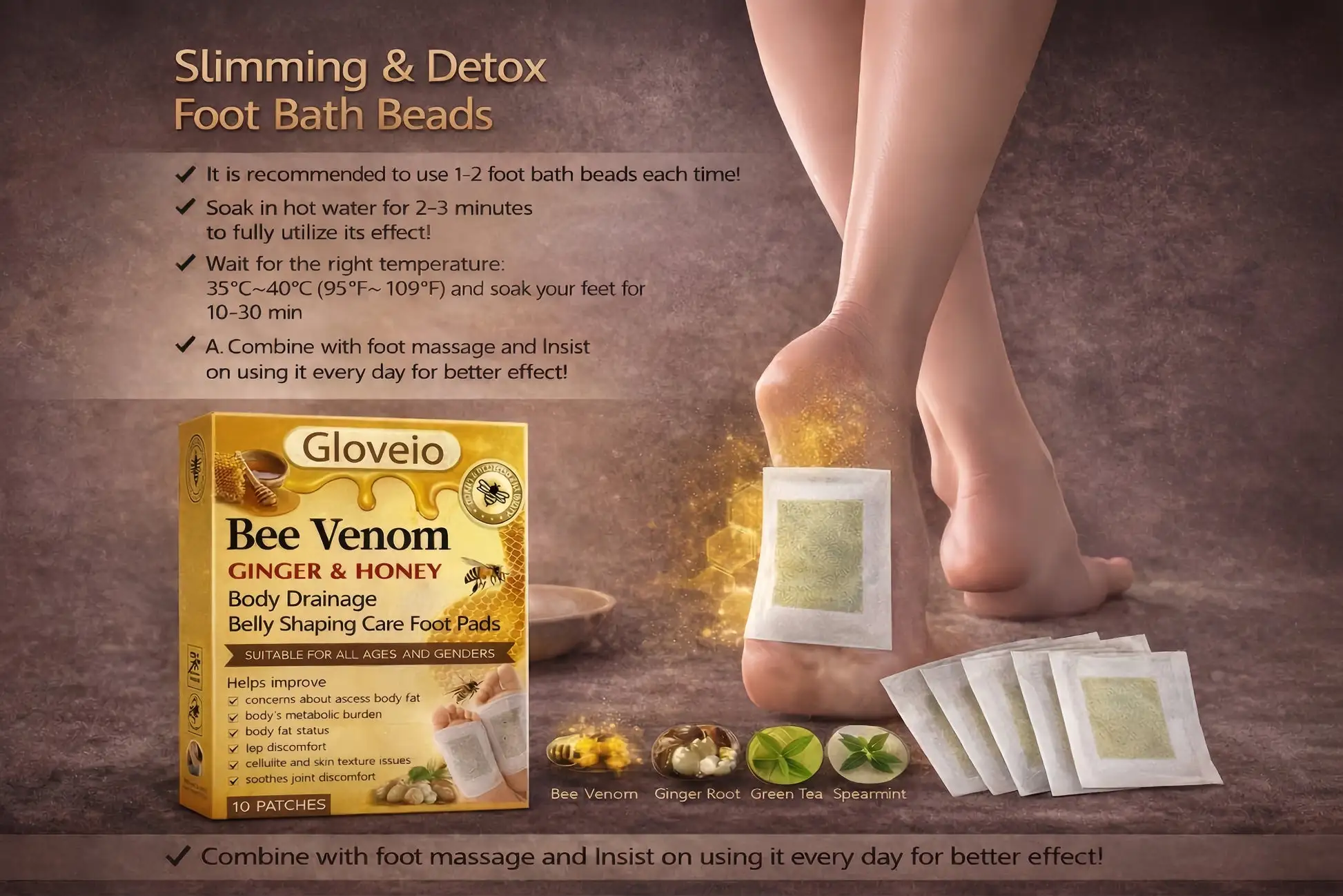 Bee Venom Foot Patches - Image 4