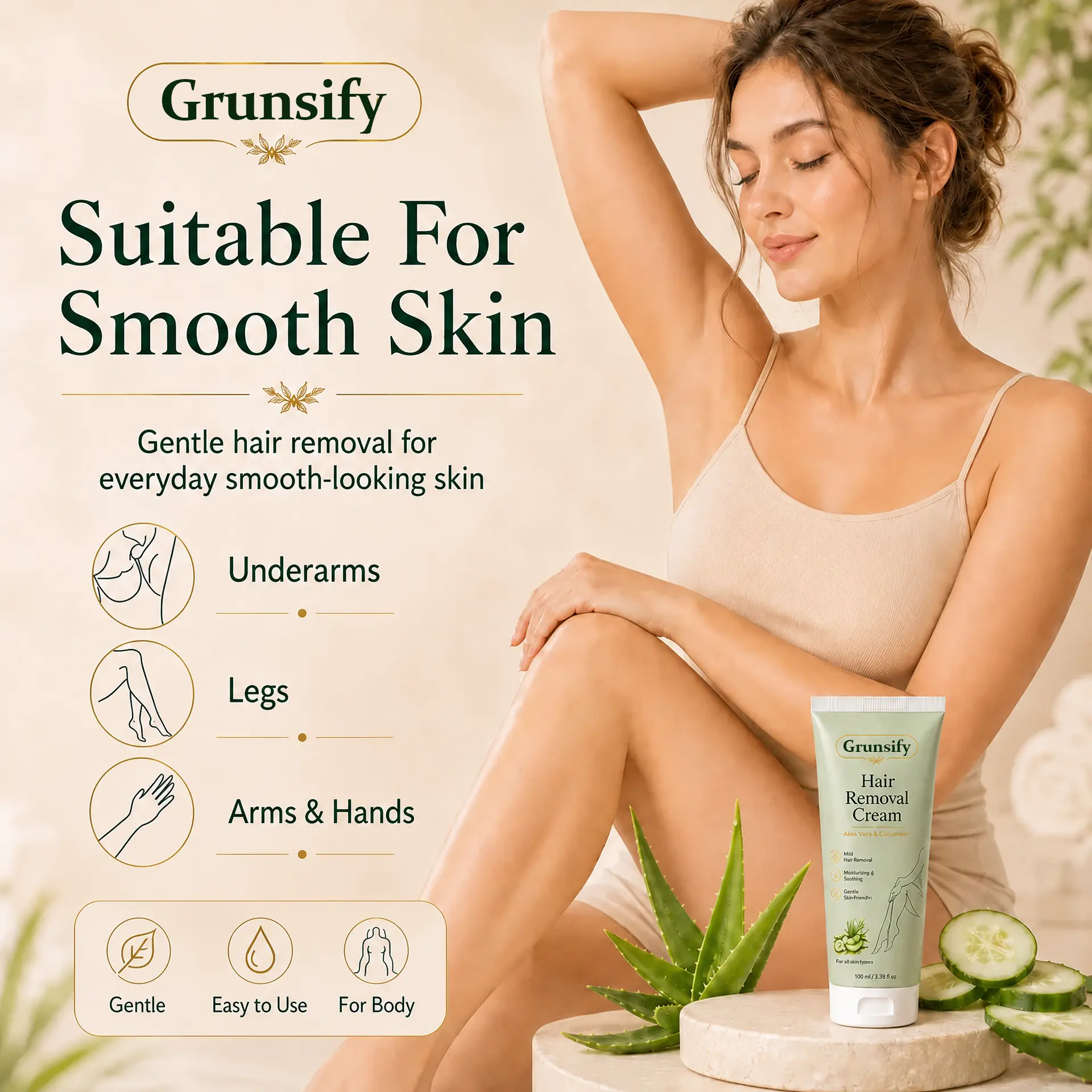 Natural Gentle Hair Removal Cream - Image 6