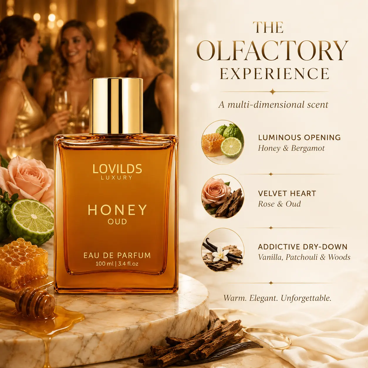 LOVILDS's Honey Oud Eau De Parfum - Image 3