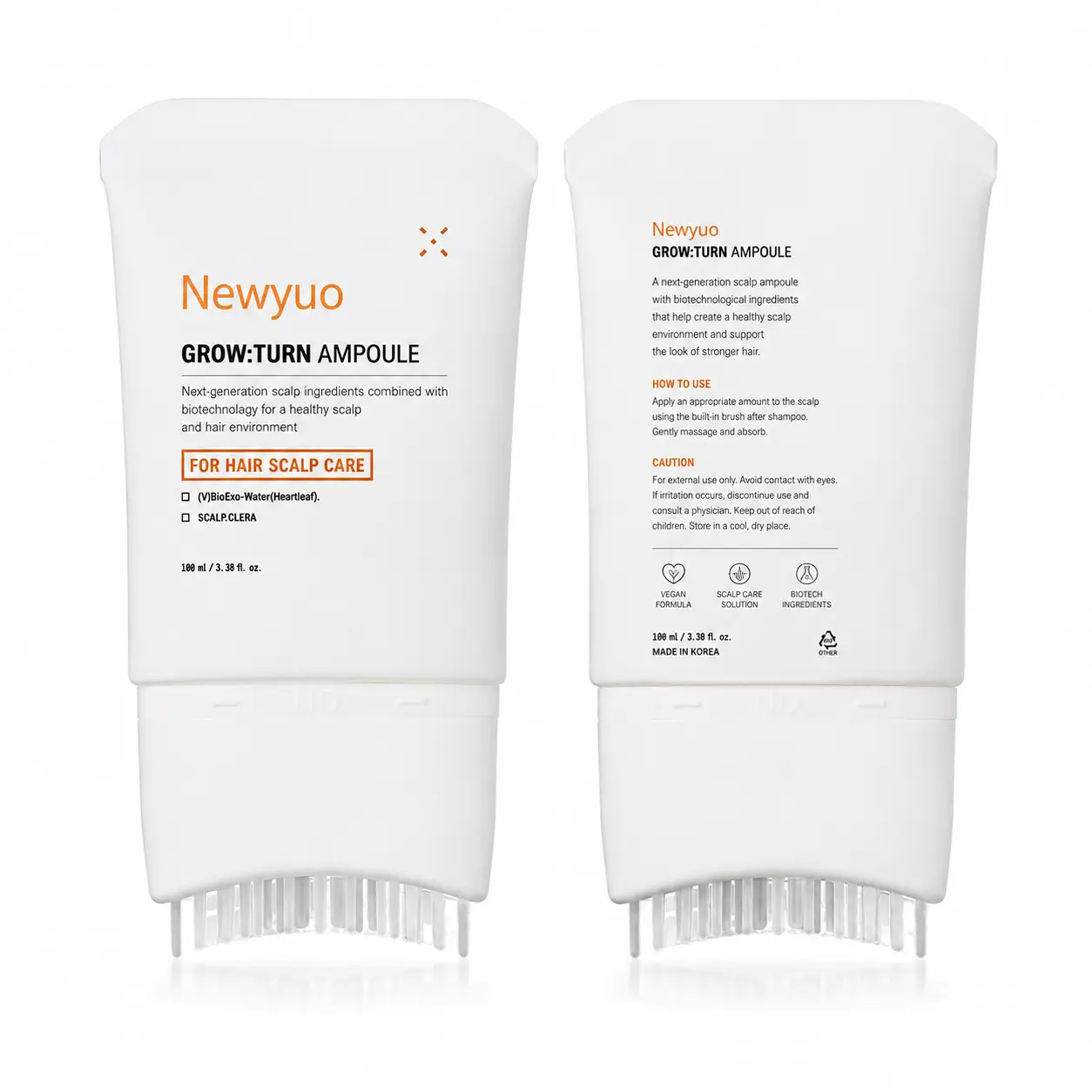 Newyuo Hair Growth Serum - Nourishing Scalp Treatment with Built-In Brush - Image 6