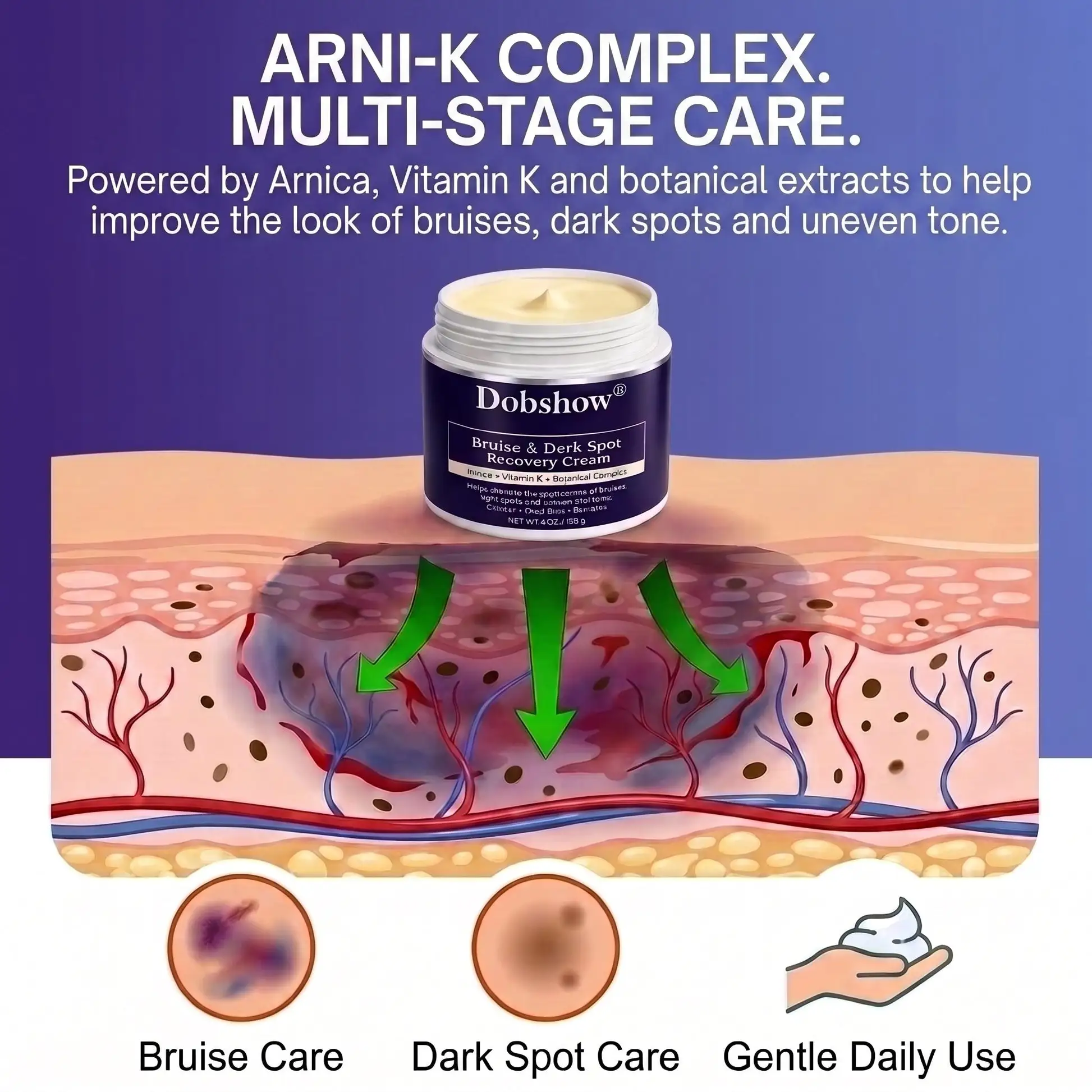 All-New Upgraded Dark Spot Correcting - Bruise Healing & Skin Strengthening Cream - Image 5