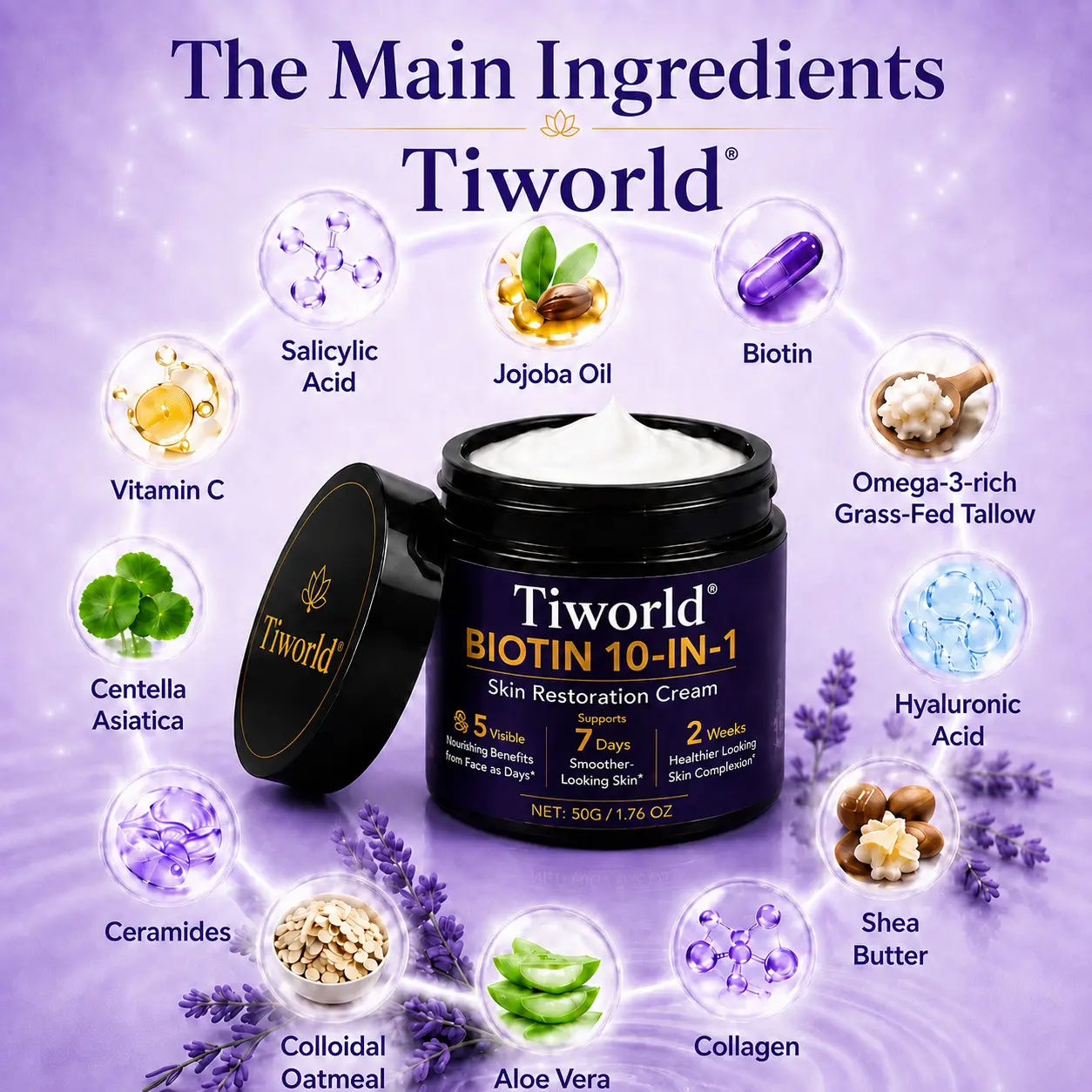 Biotin 10-in-1 Skin Restoration Cream - Image 3