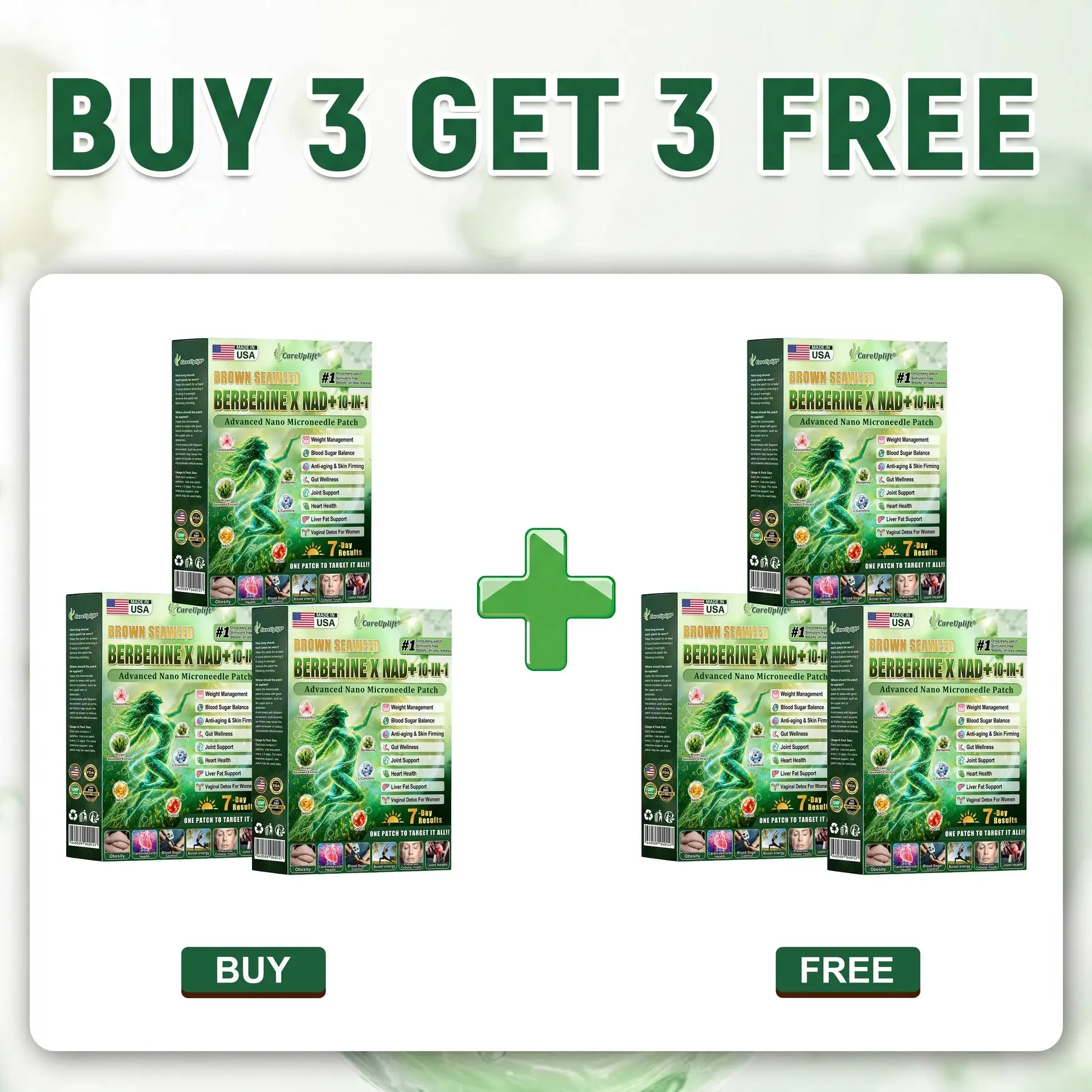 𝐁𝐫𝐨𝐰𝐧 𝐒𝐞𝐚𝐰𝐞𝐞𝐝× 𝐁𝐞𝐫𝐛𝐞𝐫𝐢𝐧𝐞× 𝐍𝐃𝐀+ 𝟏𝟎-𝐢𝐧 Nano Microneedle Nutrition Patch - Image 15
