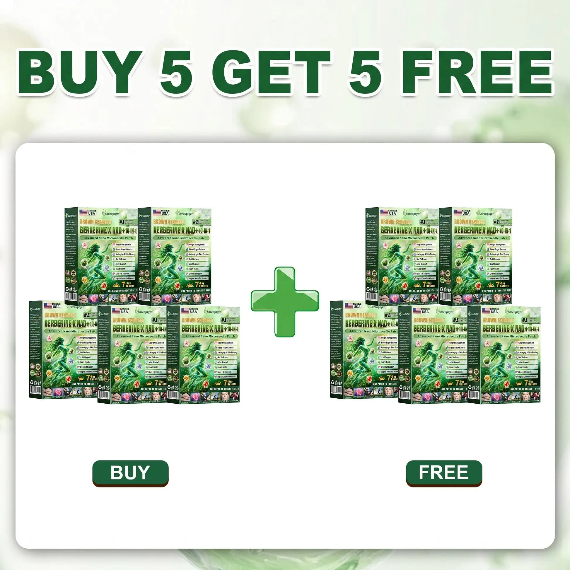 𝐁𝐫𝐨𝐰𝐧 𝐒𝐞𝐚𝐰𝐞𝐞𝐝× 𝐁𝐞𝐫𝐛𝐞𝐫𝐢𝐧𝐞× 𝐍𝐃𝐀+ 𝟏𝟎-𝐢𝐧 Nano Microneedle Nutrition Patch - Image 16