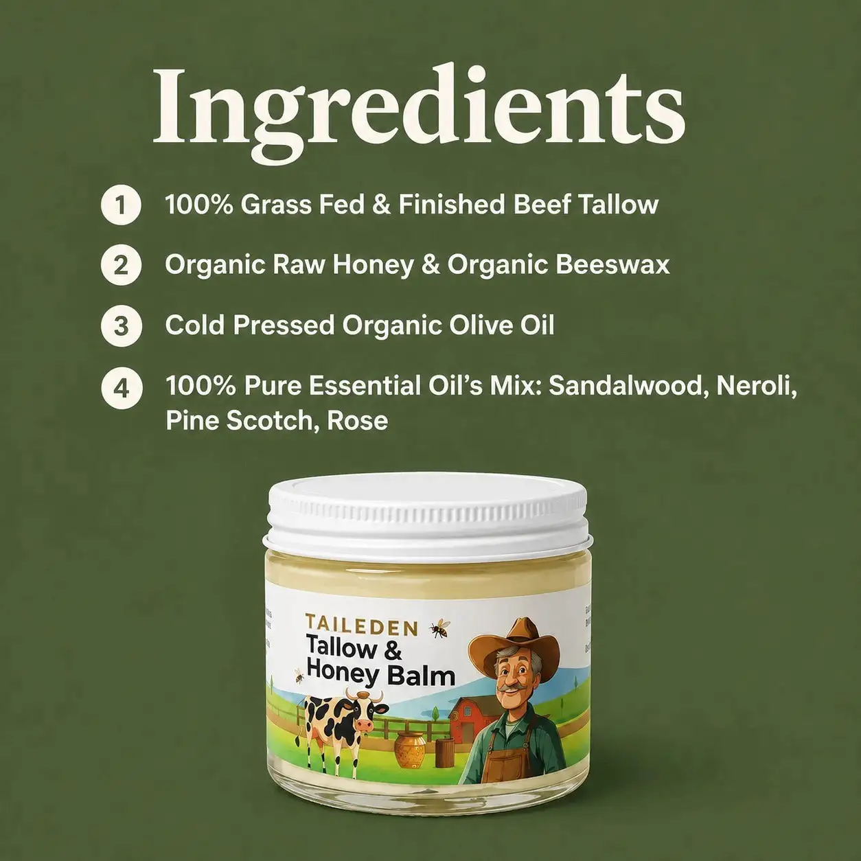 Tallow & Honey Deep Moisture Balm - Image 4