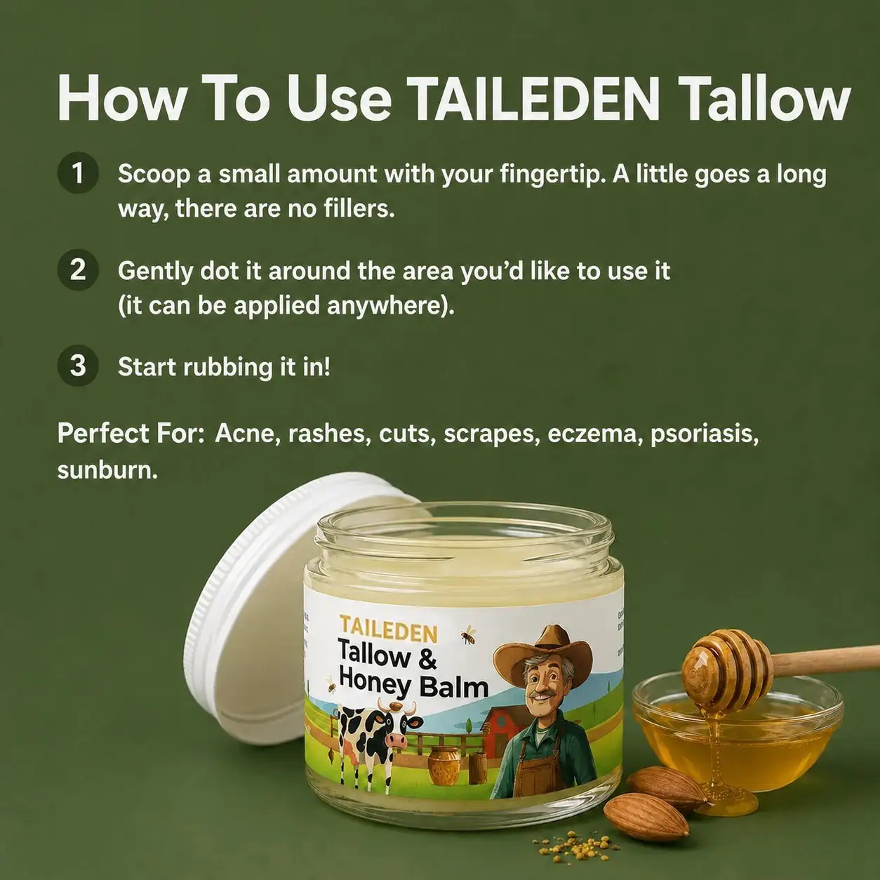 Tallow & Honey Deep Moisture Balm - Image 5