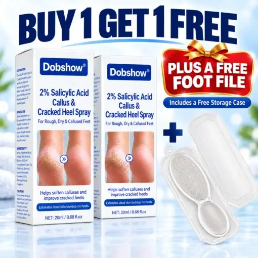 Medical-Grade 2% Salicylic Acid Callus & Cracked Heel Repair Spray - Image 14