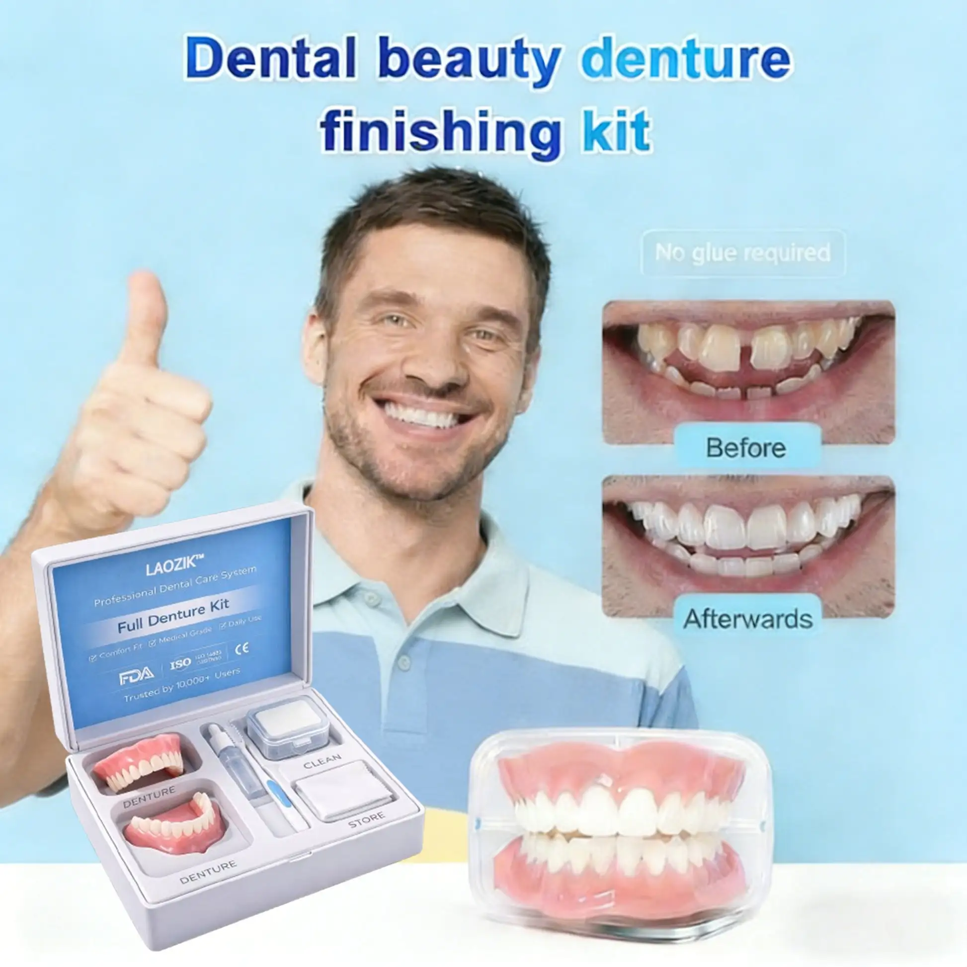 LAOZIKTM Custom-Fit Dentures - Image 3